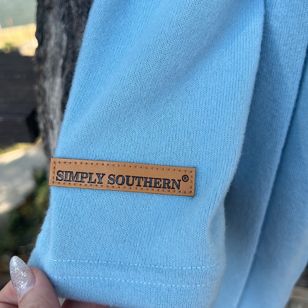 Women’s Size Small - Simply Southern - Blue Cardigan- NWT - Picture 4 of 5